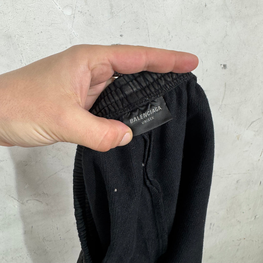 Balenciaga Mudded Short Sweatshorts