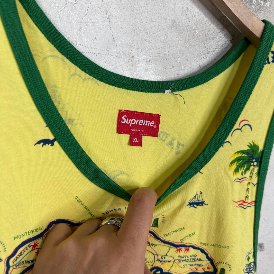 Supreme Jamaica Map Tank