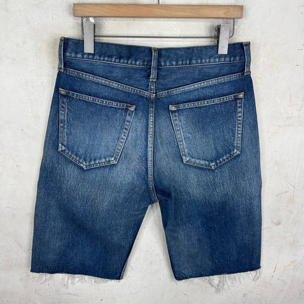 Balenciaga Blue Cutoff Jorts