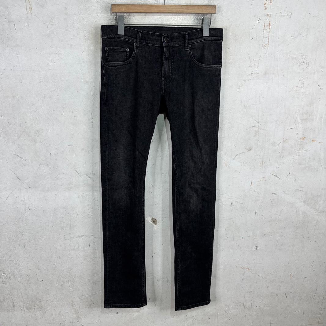 Prada Washed Black Skinny Jeans