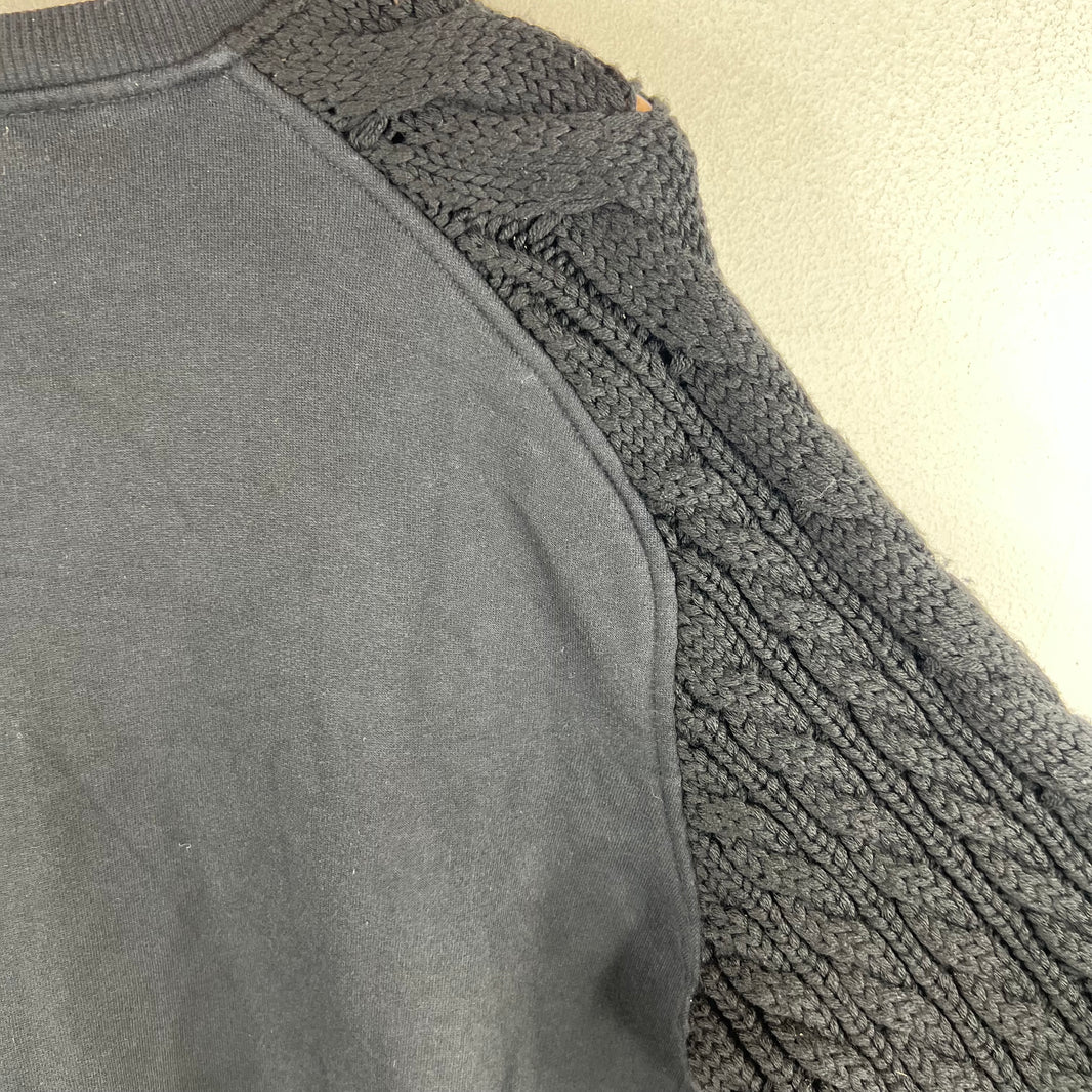 Balmain Army Knit Hybrid Crewneck