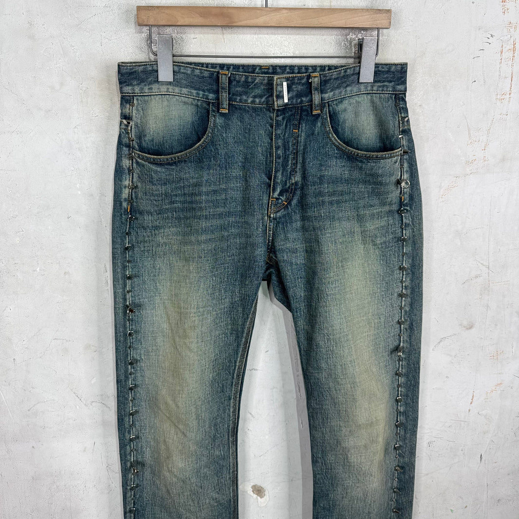 Givenchy Spiked Side Seam Jeans