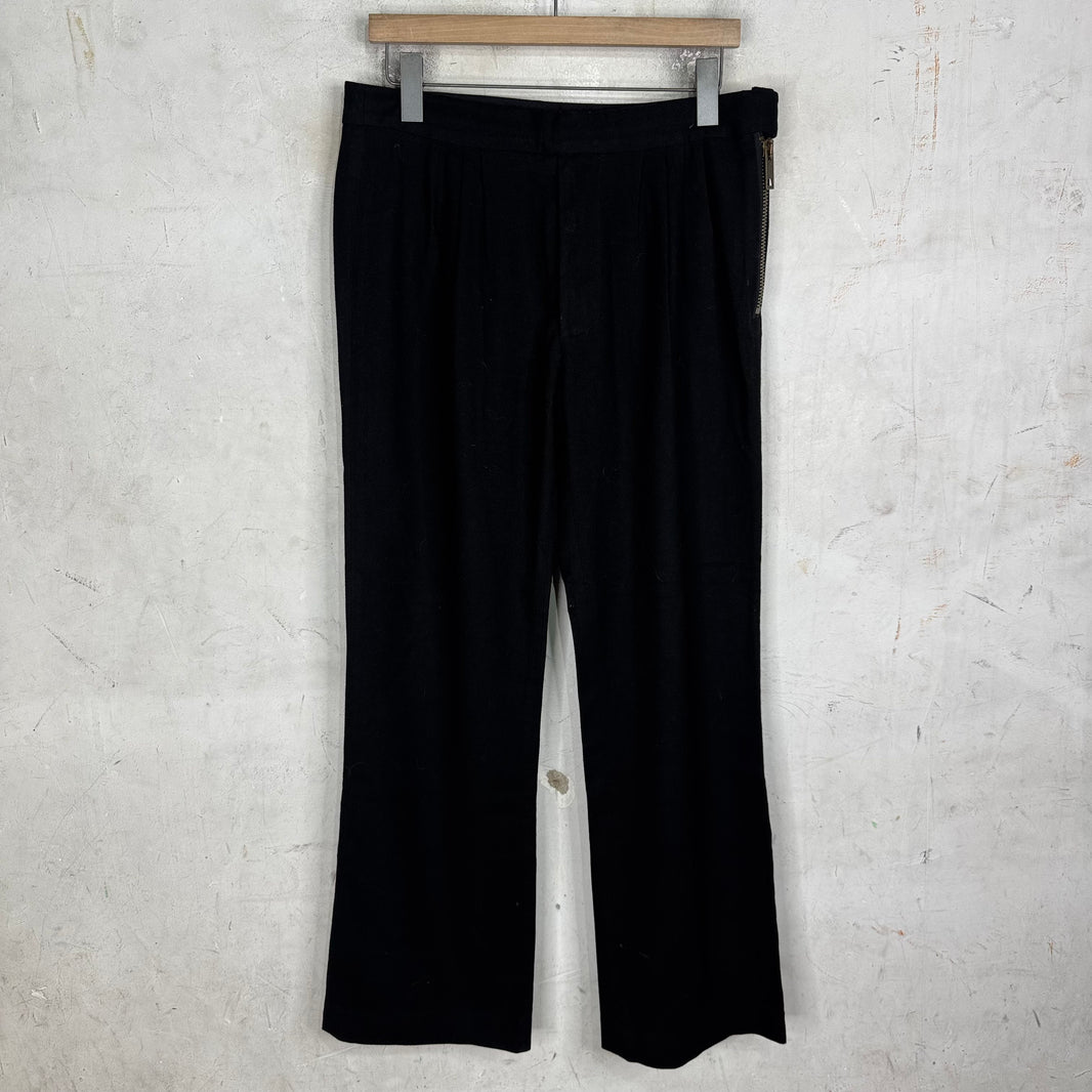Raf Simons AW 00-01 Wool Side Zipped Trousers