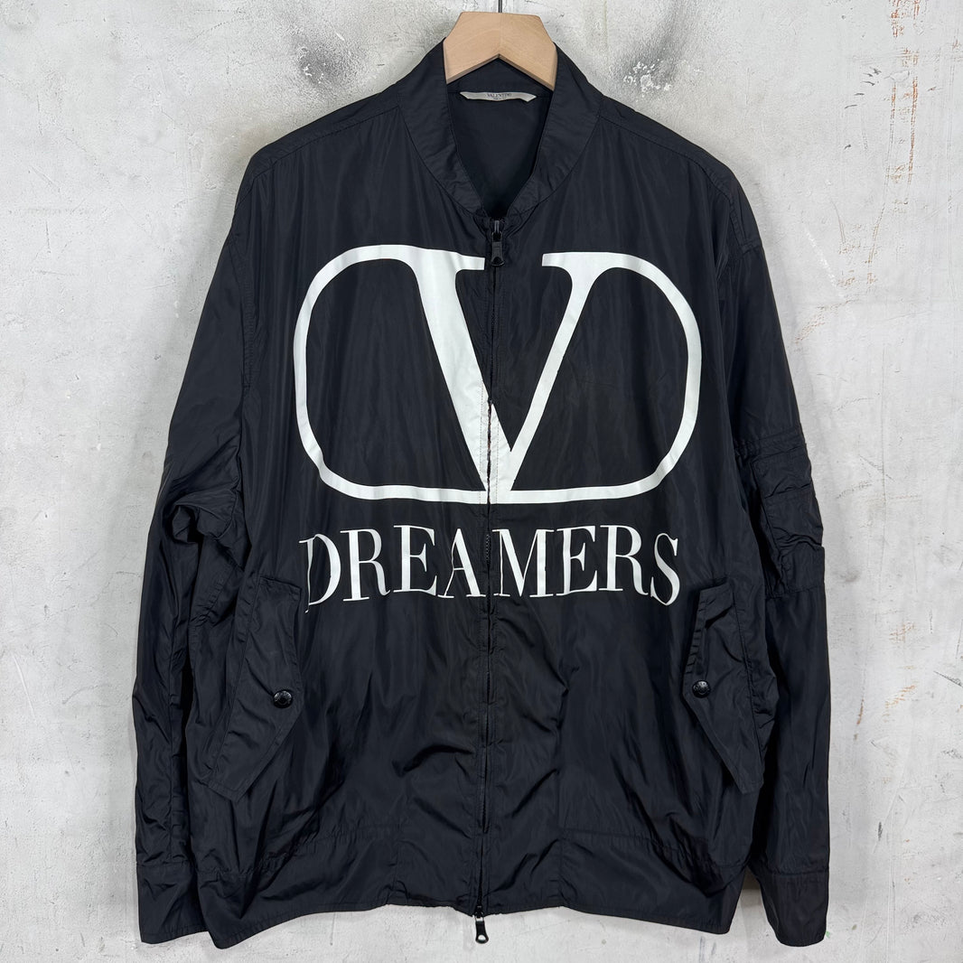 Valentino Dreamers Logo Windbreaker