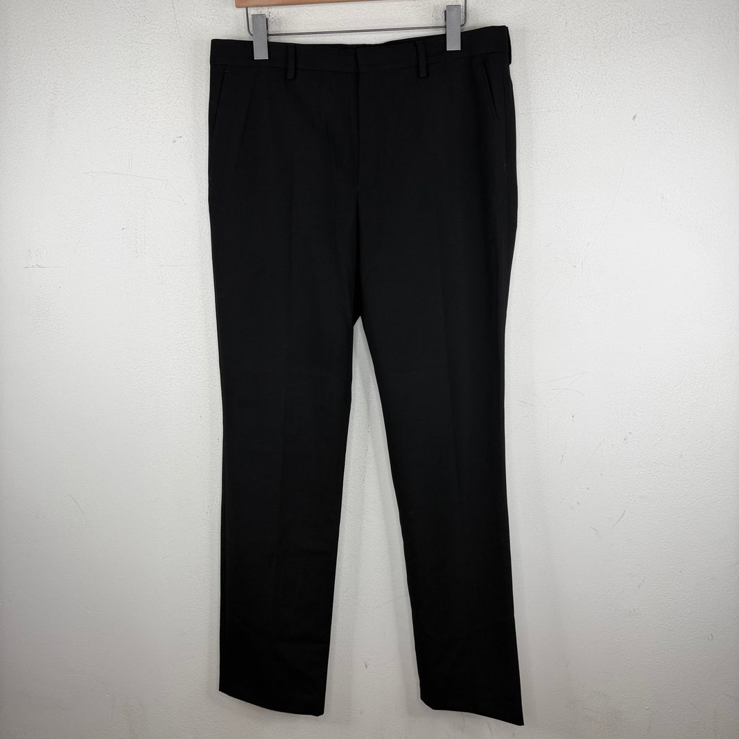Dries Van Noten Black Pleated Trousers