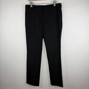 Dries Van Noten Black Pleated Trousers