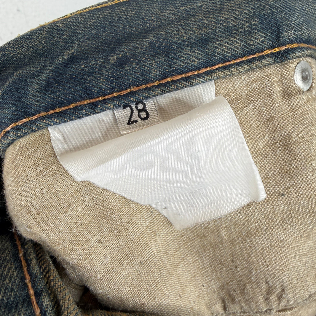 Helmut Lang Vintage Stained Wash Bootcut Jeans