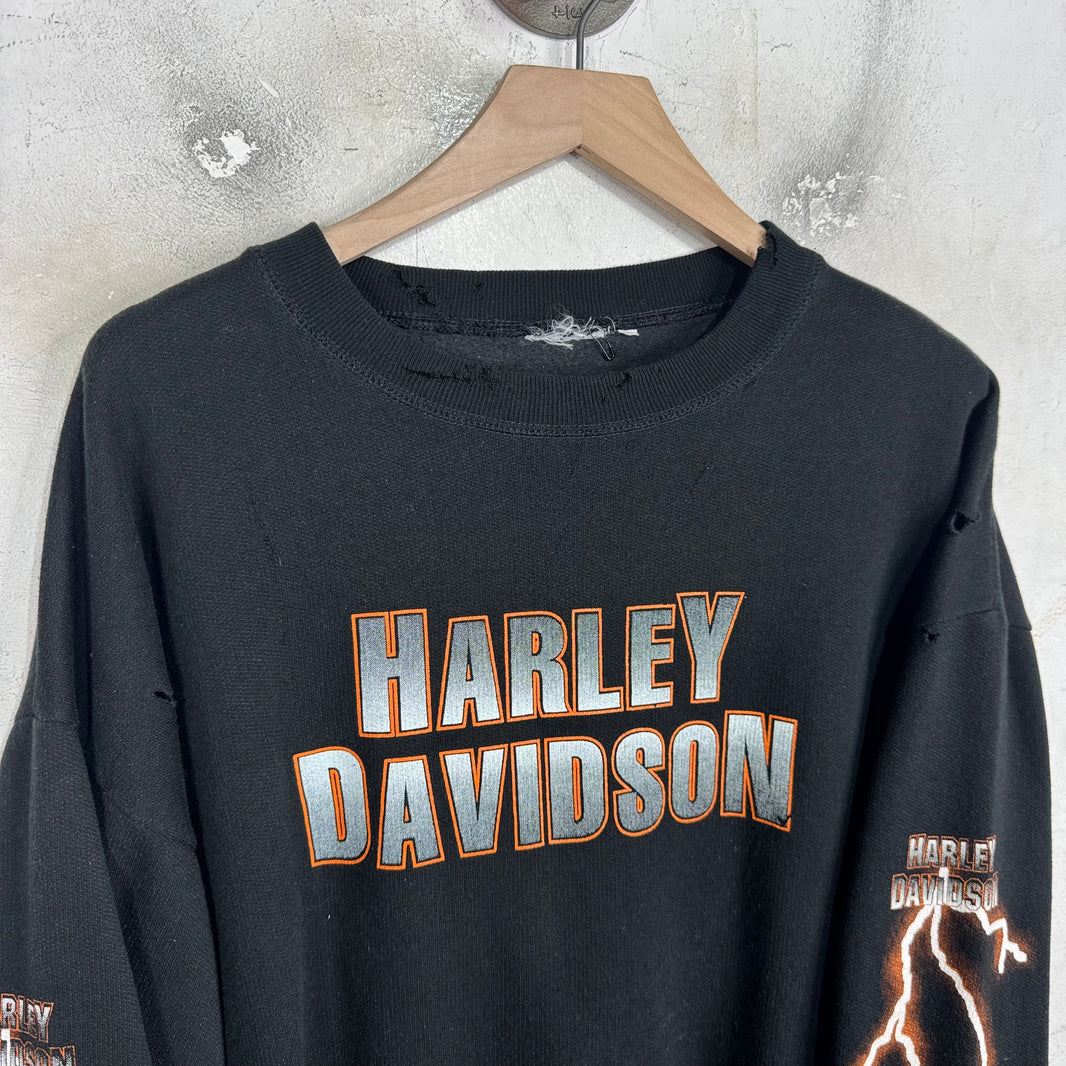 Vintage Harley Lightning Crewneck
