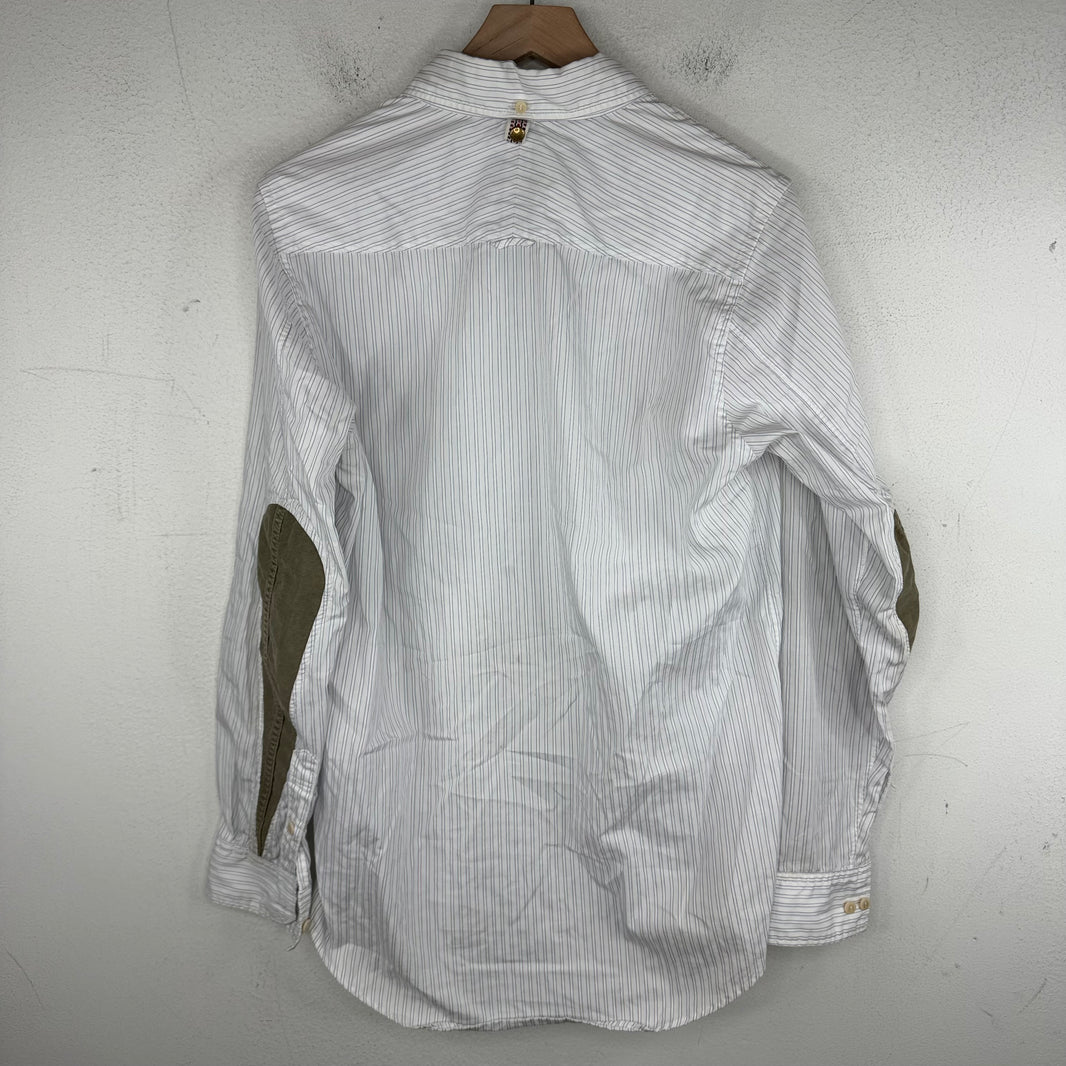 Visvim Elbow Patch Striped Button Up L/S Shirt