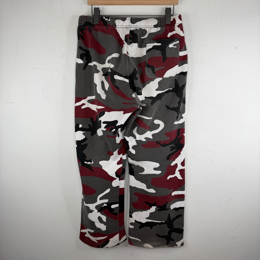 Supreme Red Camo Sweatpants