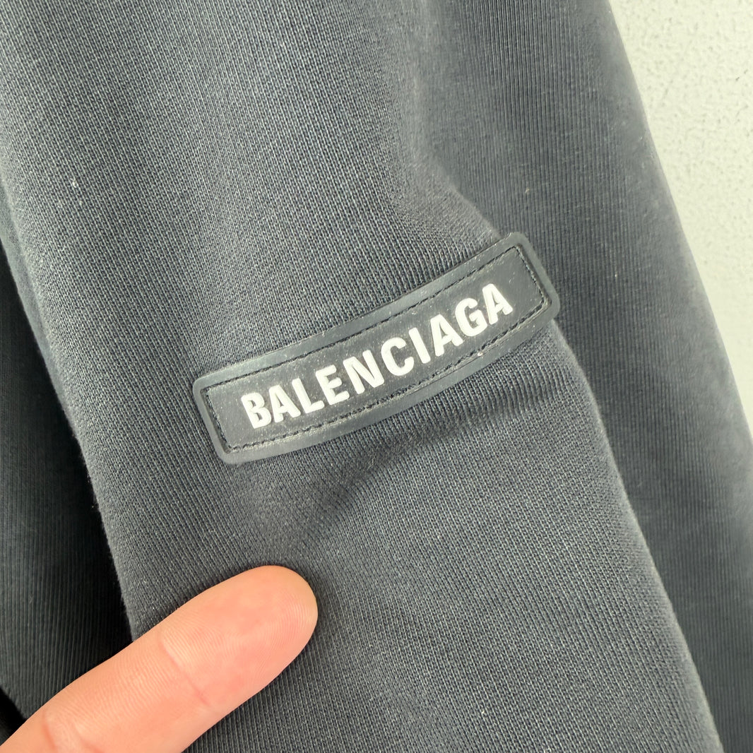 Balenciaga Cotton Hooded Bomber Jacket