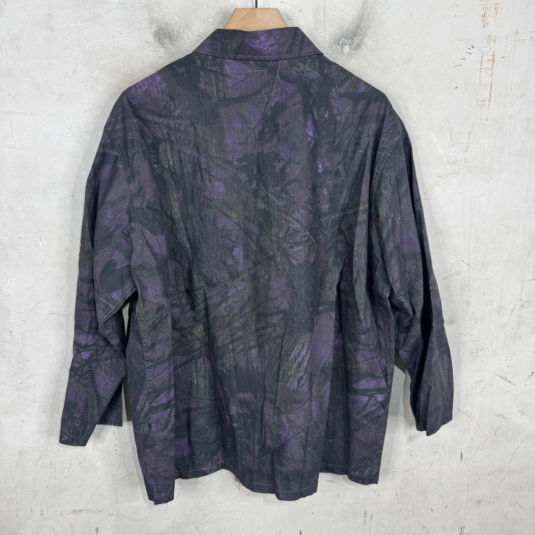 South2West8 Purple Camo Chore Jacket