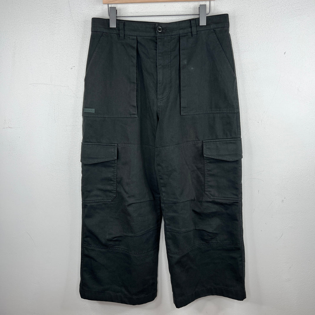 Acne Studios Gray Cargo Trousers