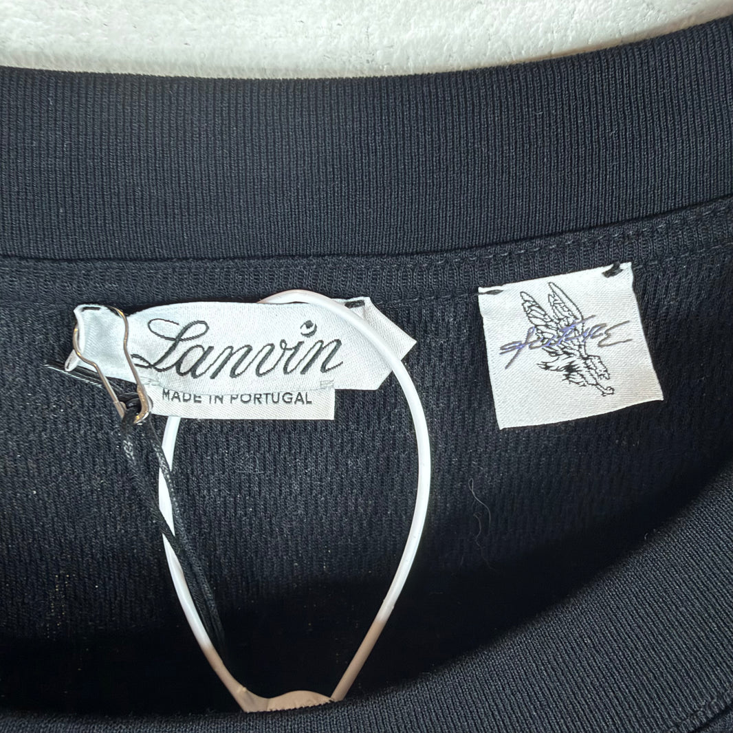 Lanvin Black Football Jersey