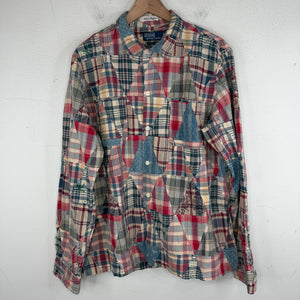Polo Ralph Lauren Patchwork Button Up LS Shirt
