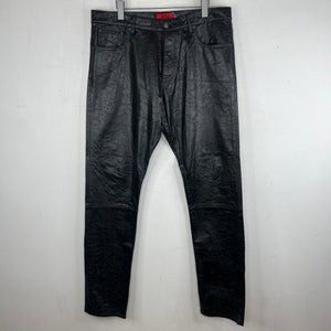 424 Paper Leather Jeans