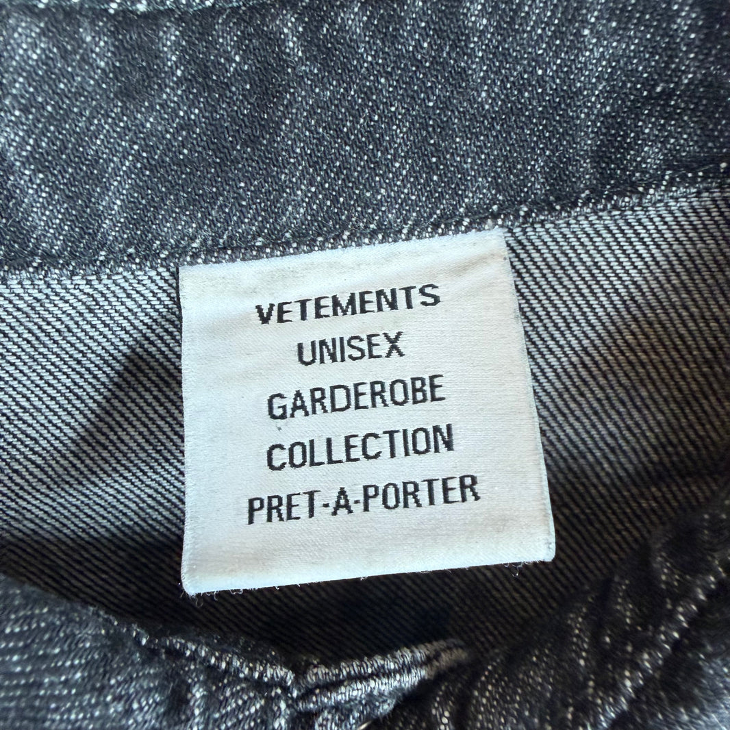 Vetements Denim Snap Button Jacket