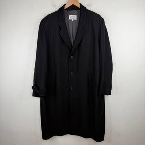 Margiela Black Strap Cuff Trench Coat