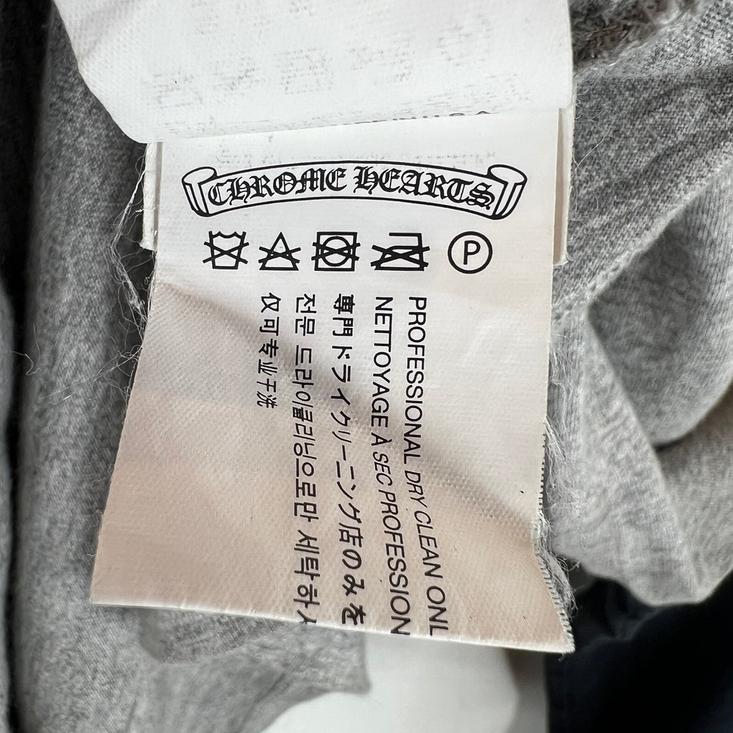 Chrome Hearts Gray Patch Longsleeve T-Shirt