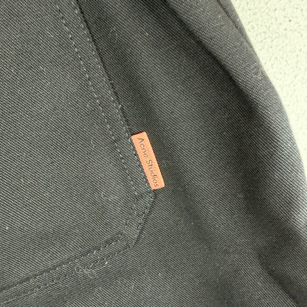 Acne Studios Black Elastic Shorts