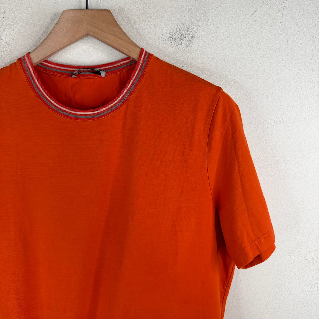Prada Orange Ringer T-Shirt