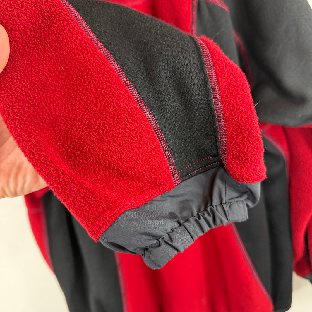 Hysteric Glamour Red Fleece Zip Jacket