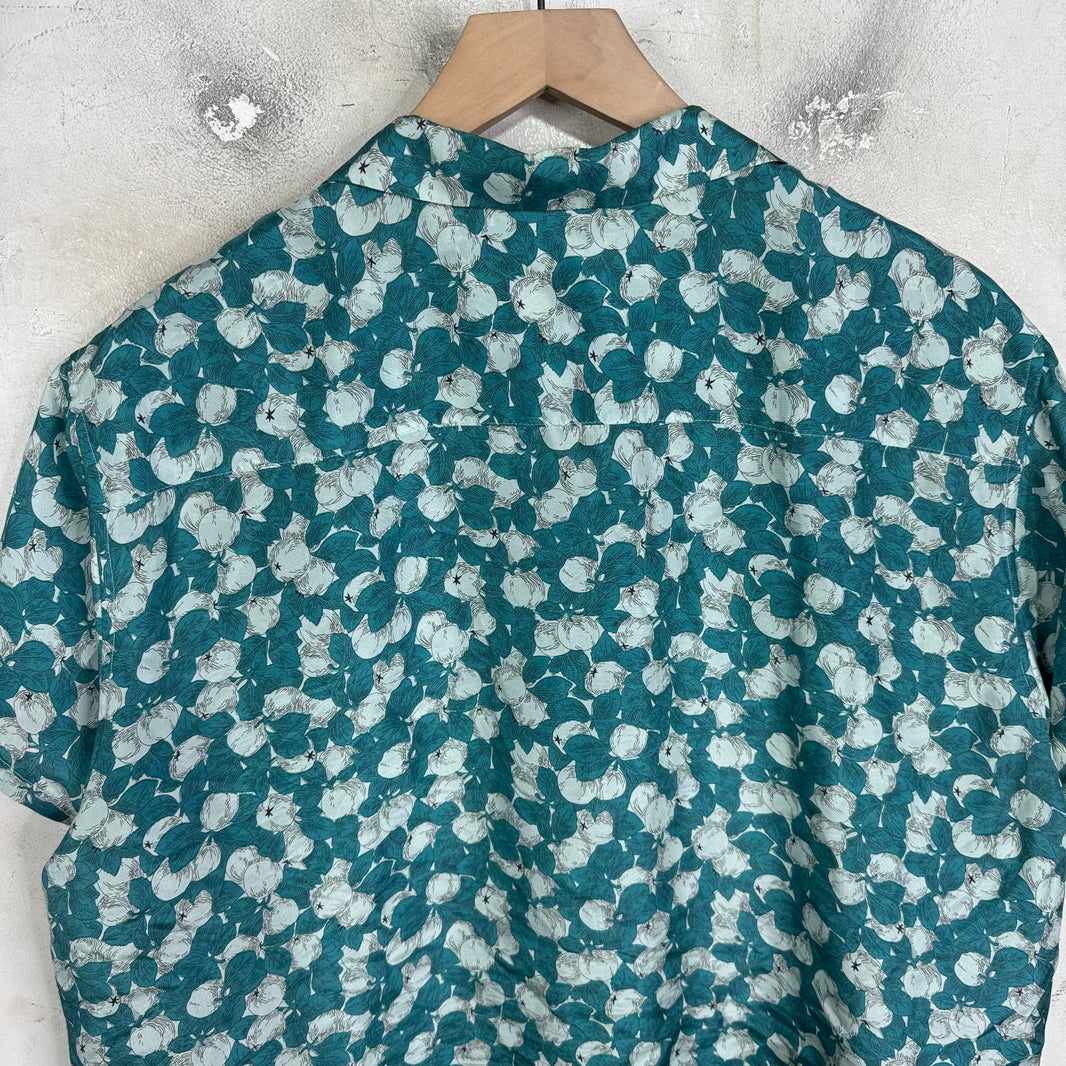 Bode Silk Fruit Print Shirt