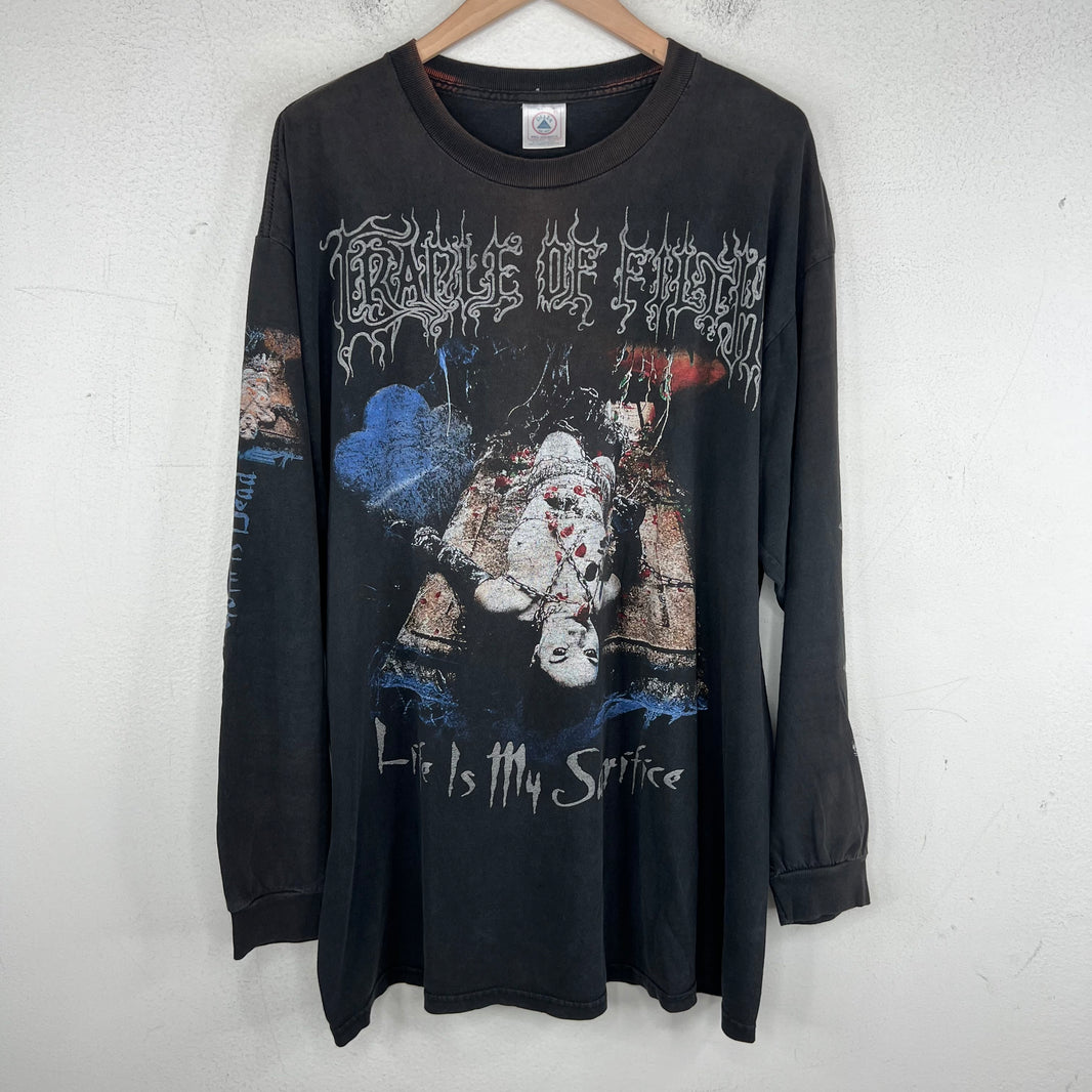 Vintage Cradle of Filth Life is My Sacrifice L/S T-Shirt