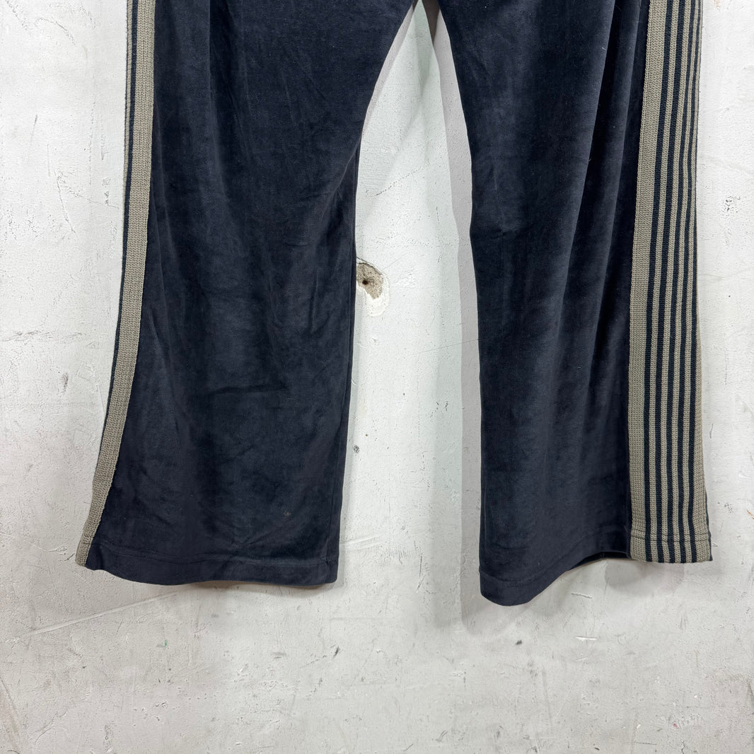 Needles Black Velvet Track Pants