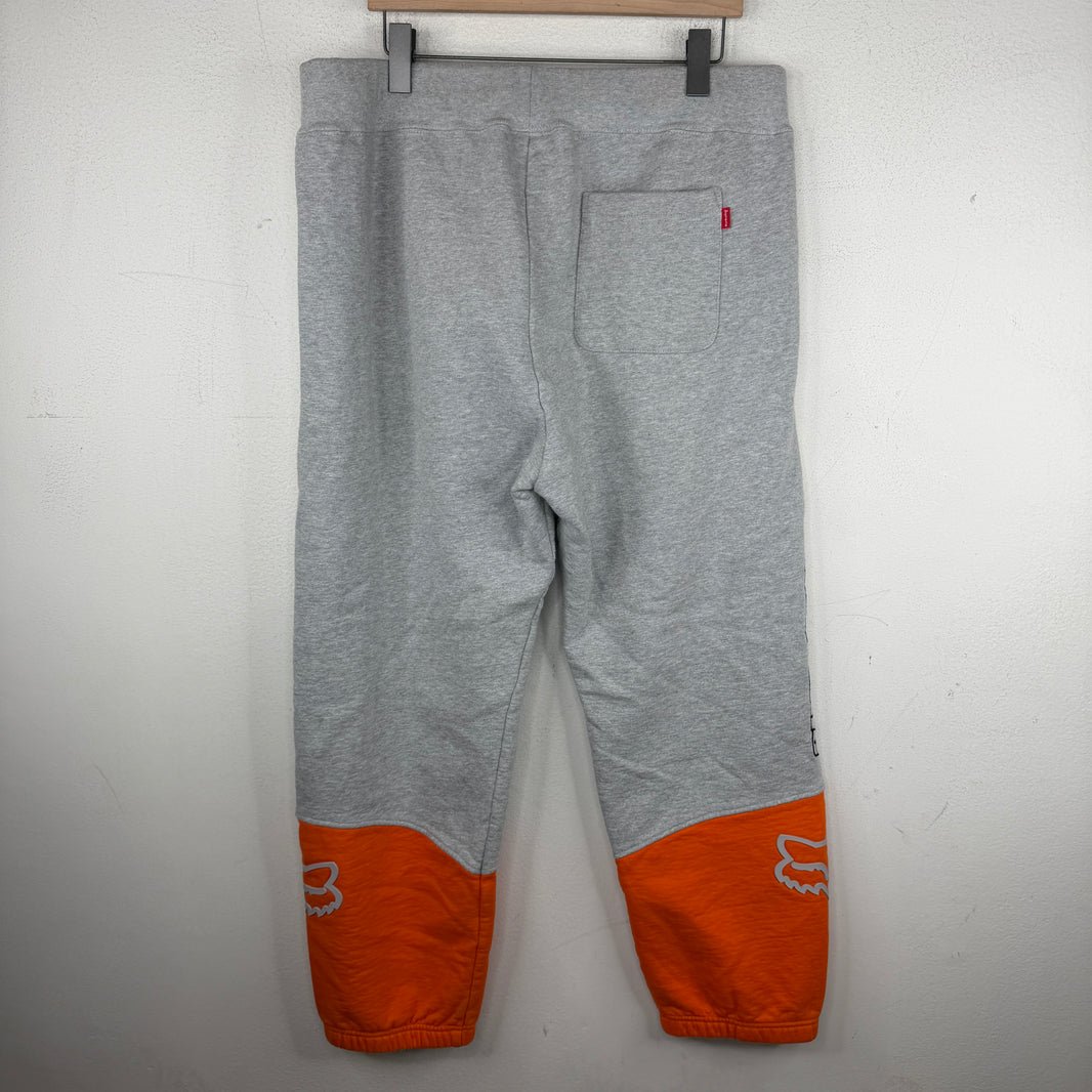 Supreme Fox Grey/Orange Sweatpants