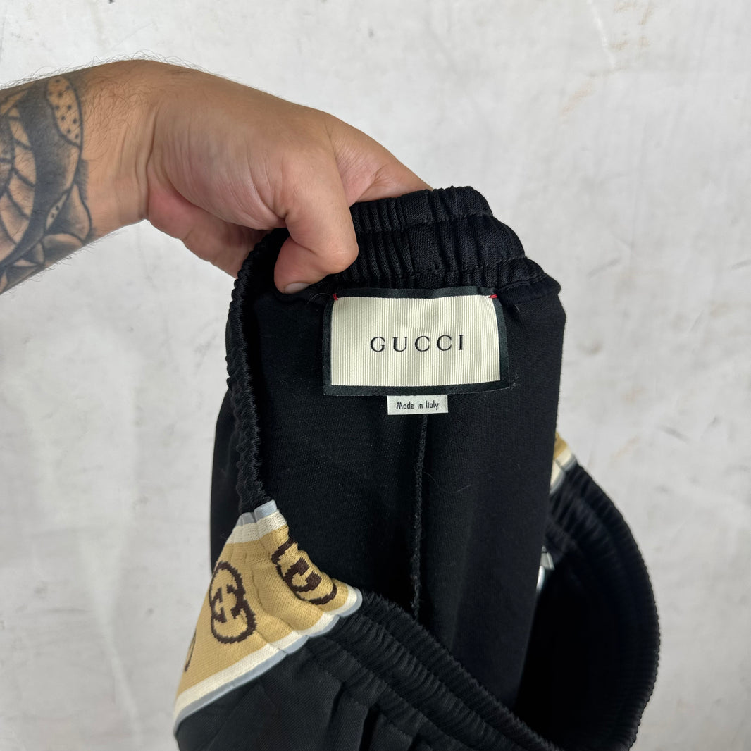 Gucci Interlock Side Stripe Jogger Pants