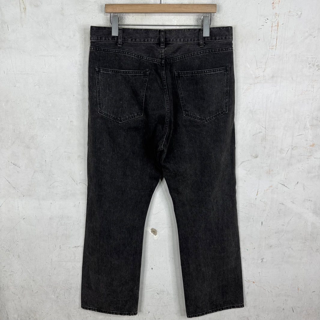 Celine Charcoal Distressed Kurt Jeans