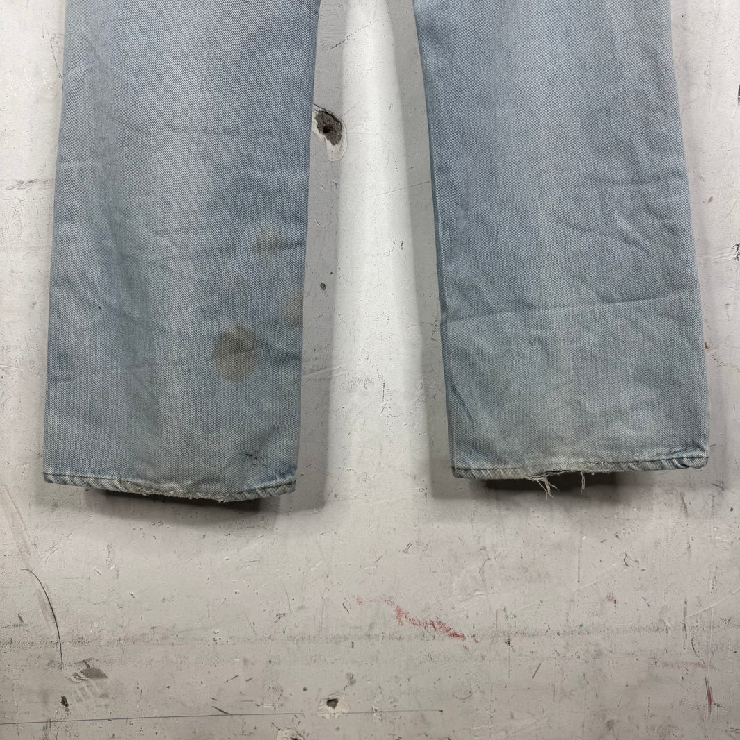 Vintage Levi’s Orange Tab Wide Distressed Jeans