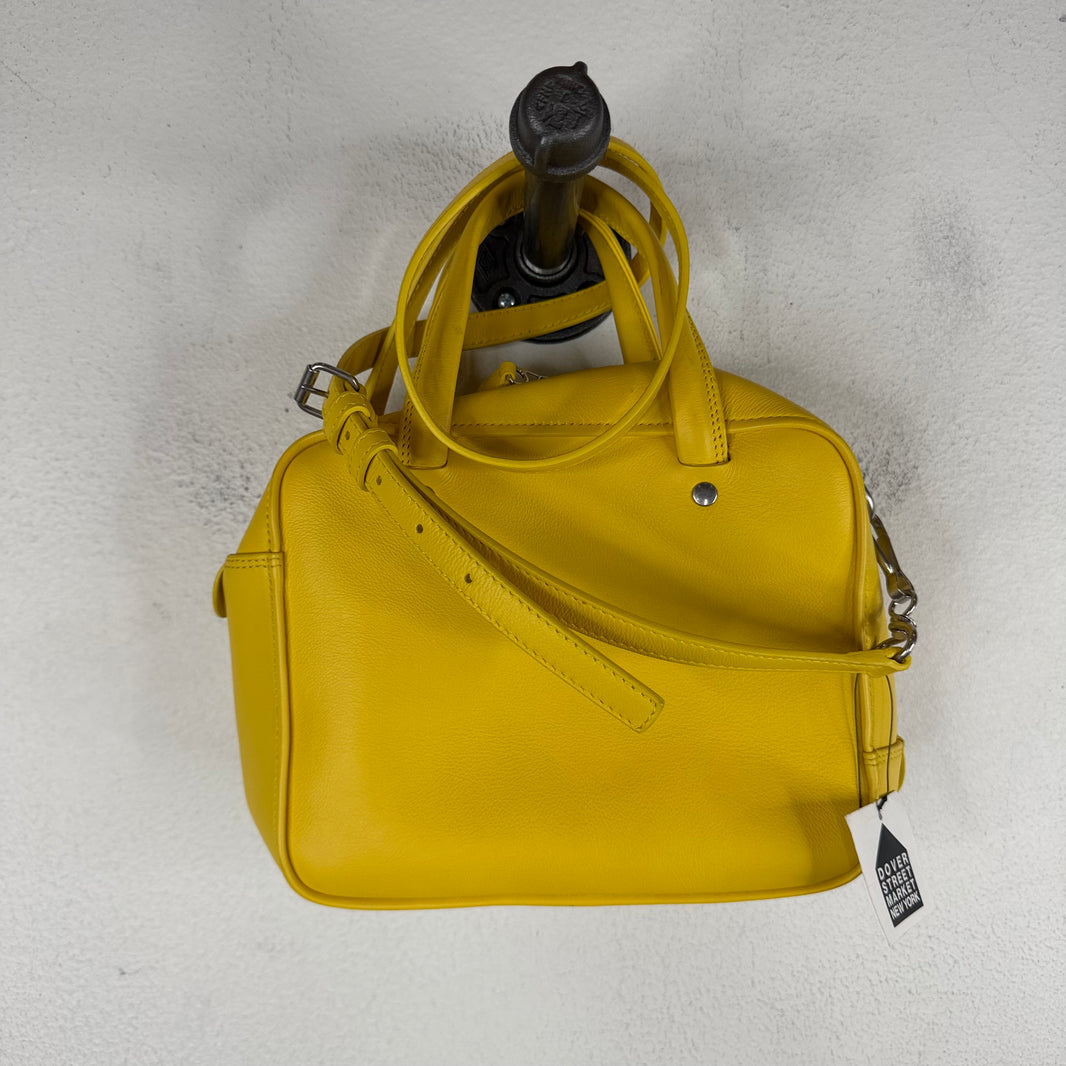 Balenciaga Yellow Square Triangle XS Bag