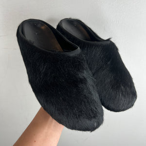 Marni Black Fussbett Mules