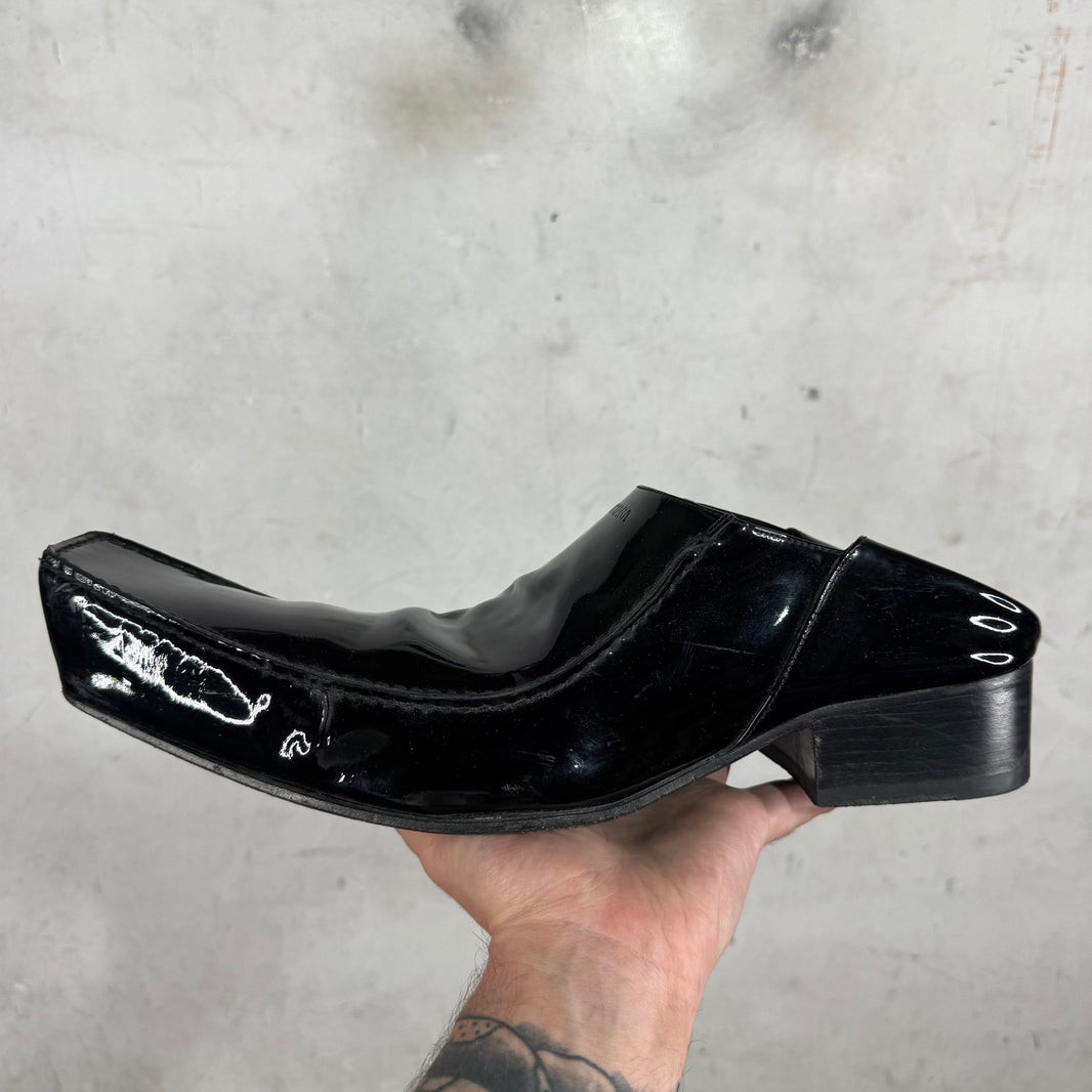Balenciaga Patent Romeo Collapse Mules