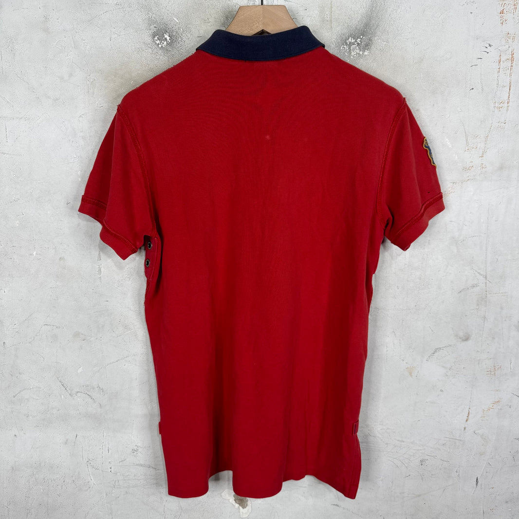 Ralph Lauren Red Sleeve Patch Polo