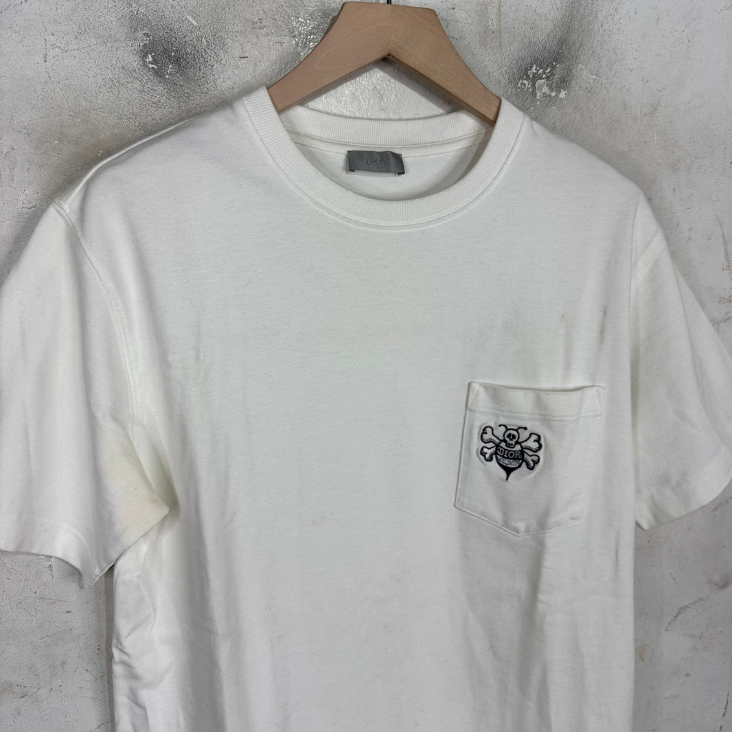 Dior Stussy Bee White T-Shirt