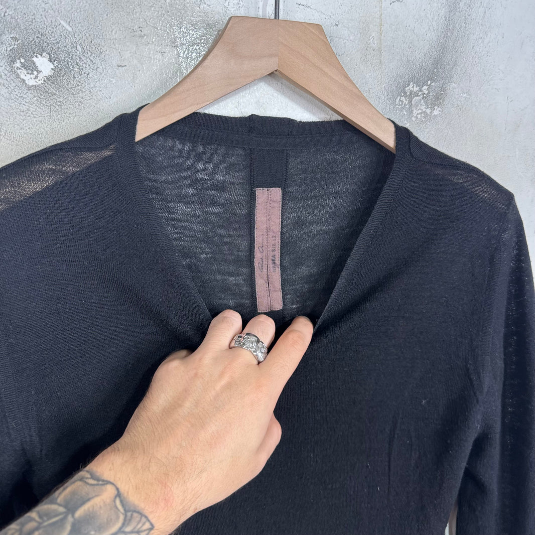 Rick Owens Naska Thin Wool Sweater