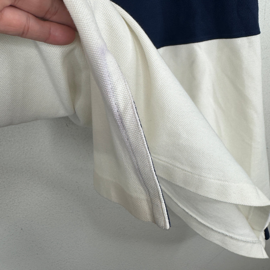 Ralph Lauren White Stripe Polo Shirt