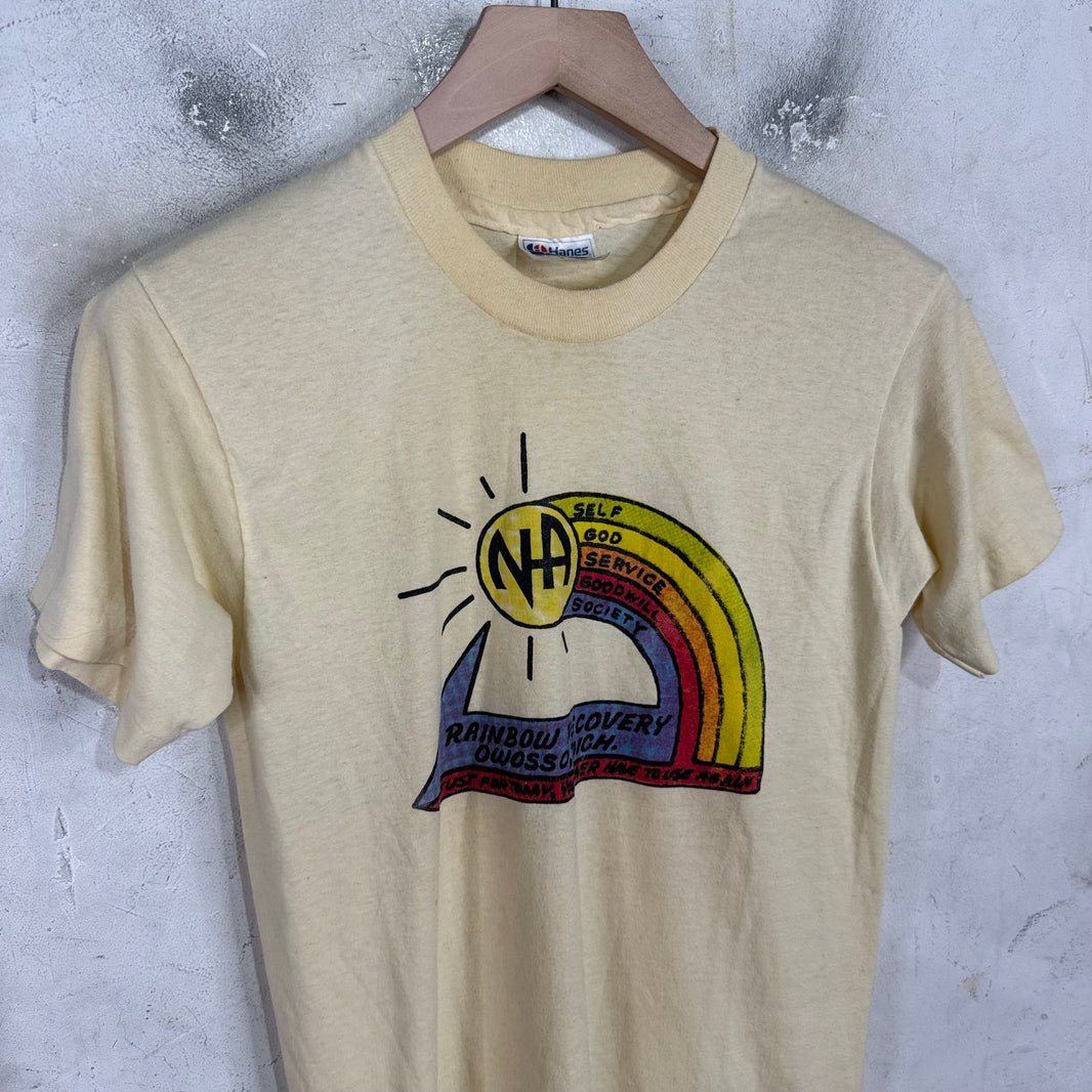 Vintage Narcotics Anonymous Rainbow Recovery T-Shirt