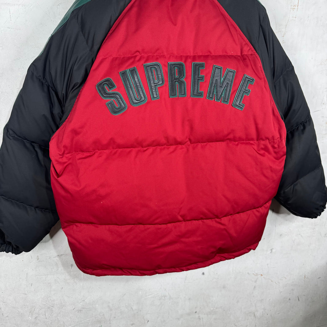 Supreme Nylon Leather Trimmed Star Puffer