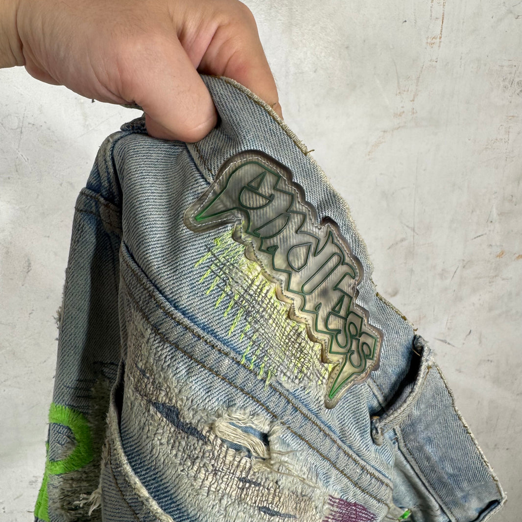 Endless Denim Repaired Back Logo Denim