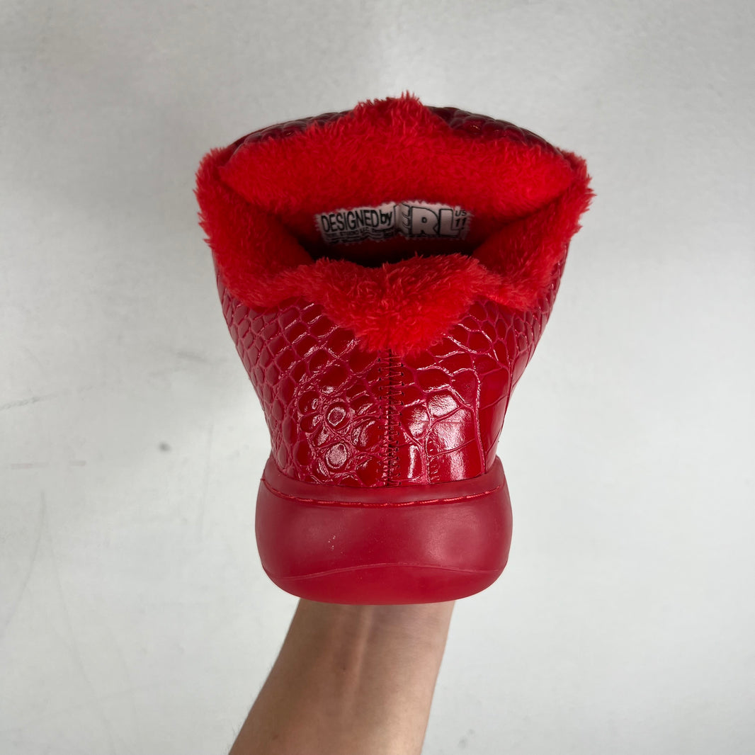 ERL Rouge Croco Vamp Sneakers