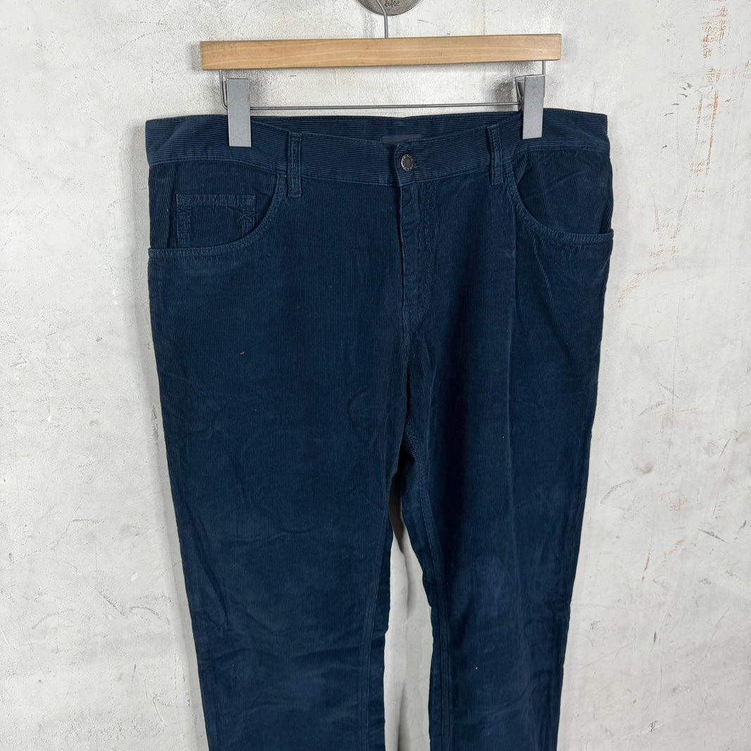 Prada Navy Corduroy Pants