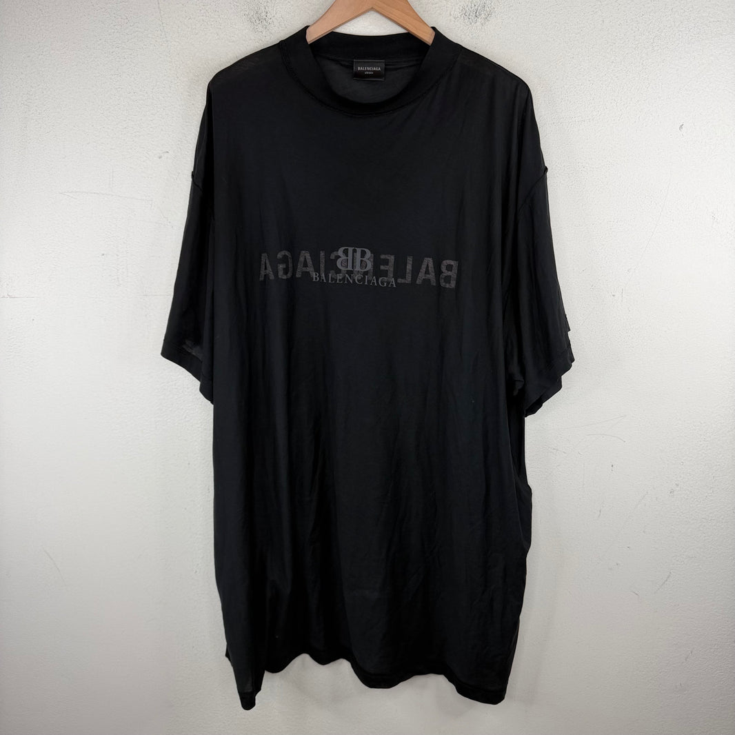 Balenciaga BB Logo Inside Out T-Shirt