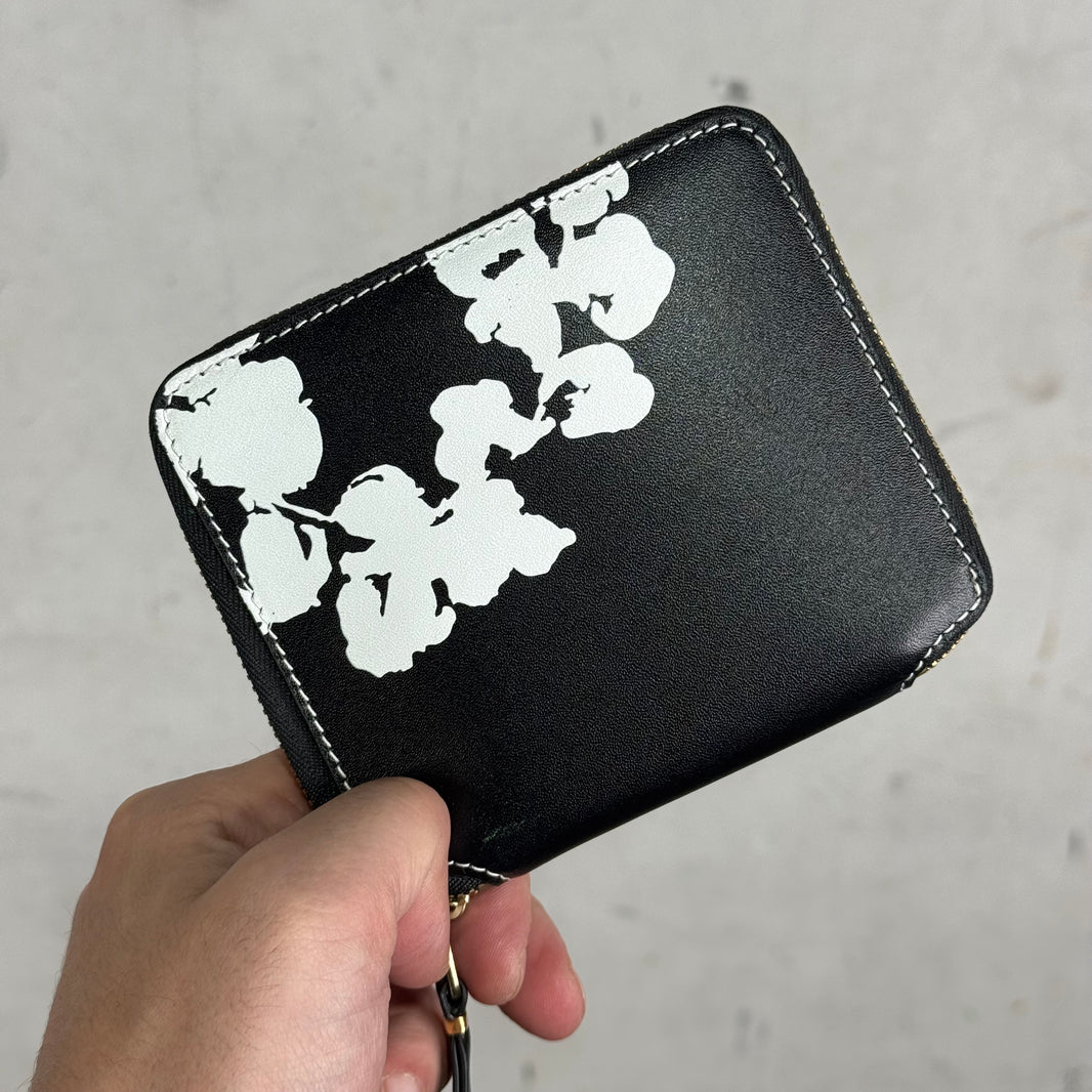 Denim Tears x CDG Wreath Zip Wallet