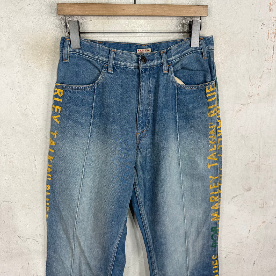 Kapital Stencil Printed Jeans