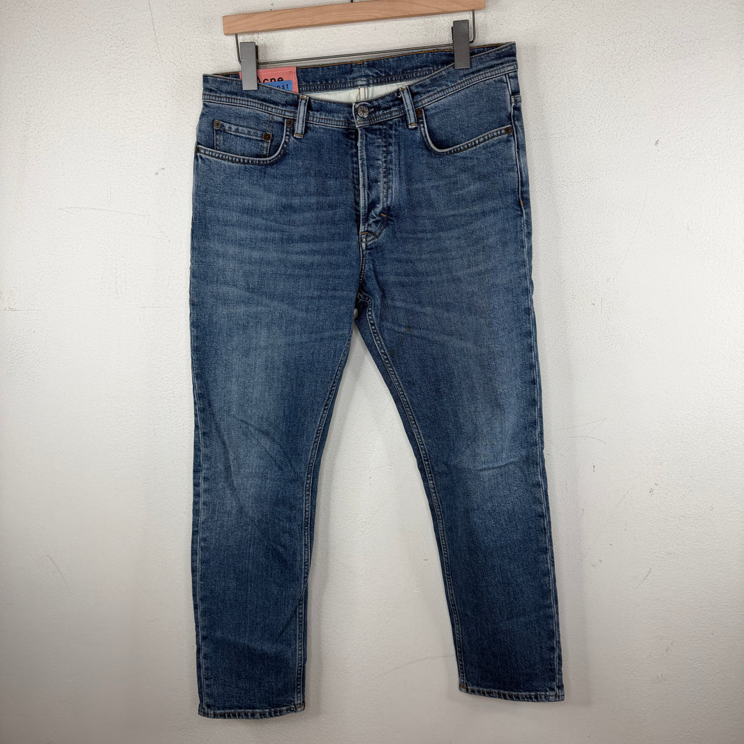 Acne Studios Bla Konst Blue Skinny Jeans