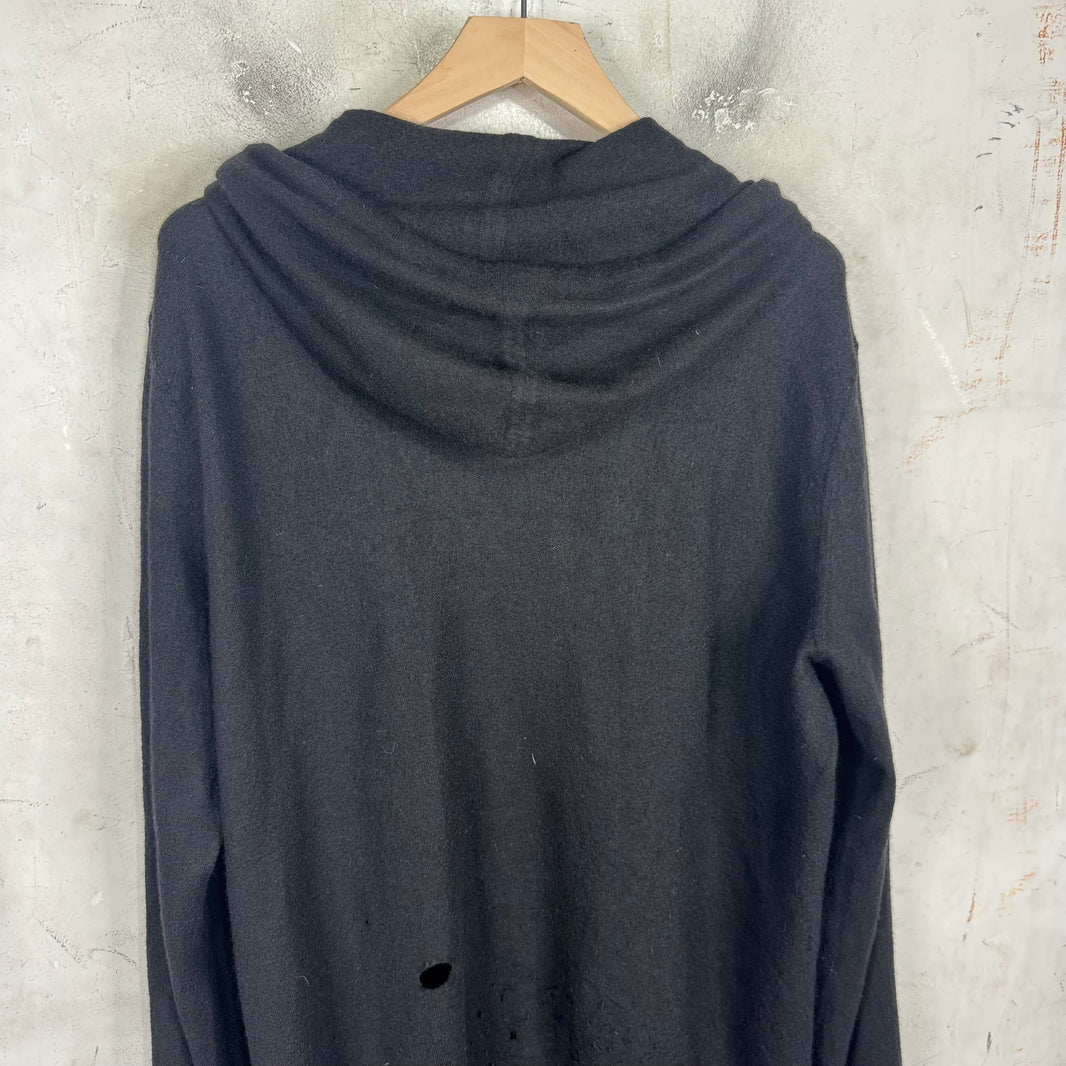 Rick Owens Mastadon Cashmere Jason Zip Hoodie